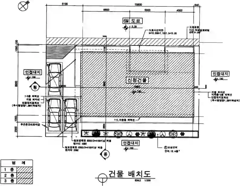 백석동 1261-2 배치도 이미지